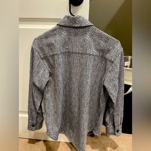 Athleta textured shirt jacket. Only worn twice. Practically brand new.